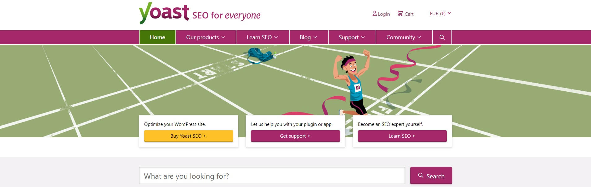 Yoast SEO főoldal