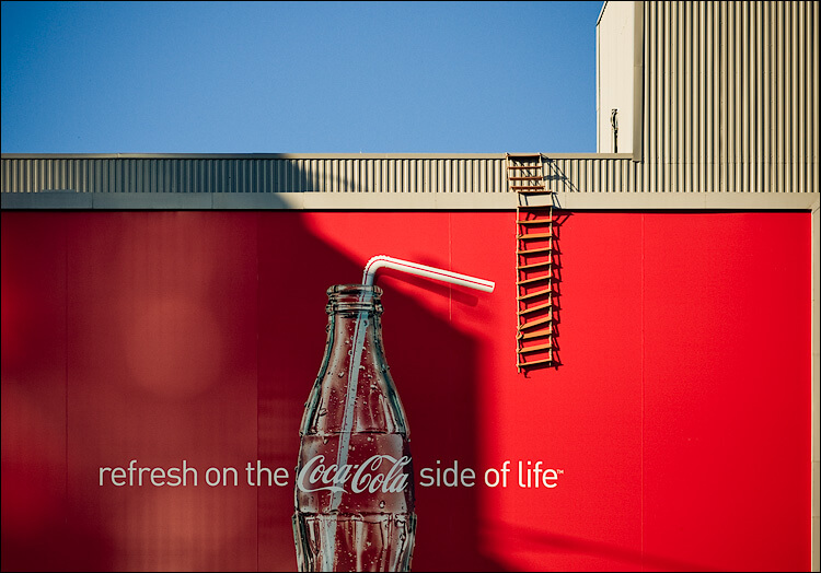 Coca-cola ambient reklám
